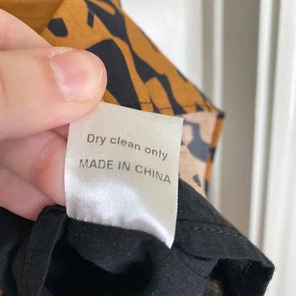 KARINA GRIMALDI Antonella Print Mini Dress Corteza One Shoulder Size Medium - Picture 8 of 8